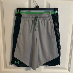 Grey/Green Under Armour shorts